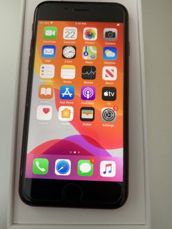 Iphone 8 Red ANY CARRIER Red limited Edition