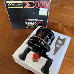 Vintage Shakespeare Sigma 0001 Baitcasting Reel
