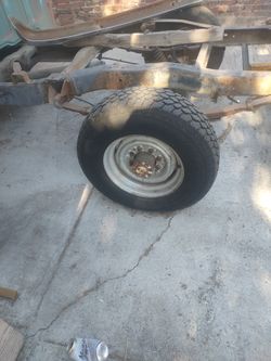 Rear End 1965 GMC Truck 8 Lug With Wheels