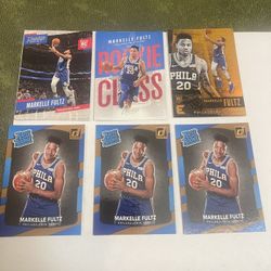 Lot of 6 NBA Markelle Fultz Rookie Cards