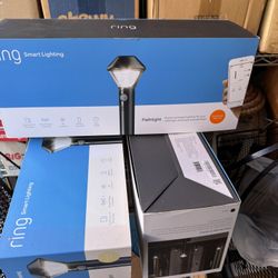 Ring Path Lights  Set Of 4