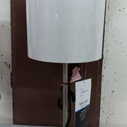 Mainstays Silver Grab and Go Stick Lamp with USB Port 