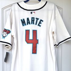 S + L + XL - DBACKS #4 KETEL MARTE JERSEY