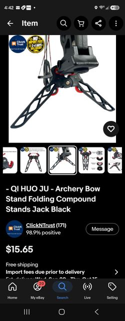 Bow stand (compound bow)