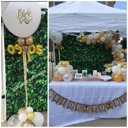 bridal shower balloons/ globos