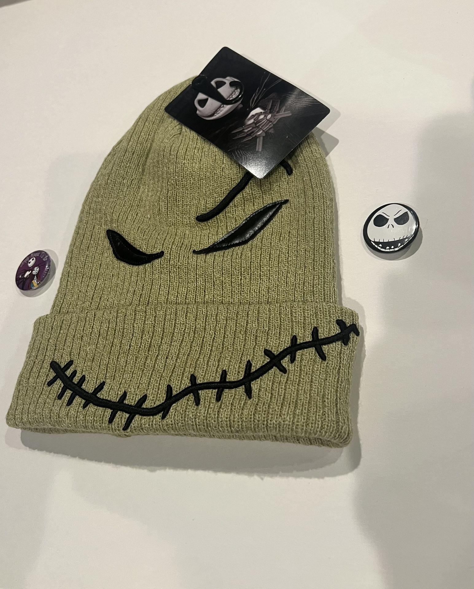 Disney Nightmare Before Christmas Oogie Boogie Beanie Embroidered