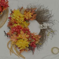 Handmade Fall Wreath 