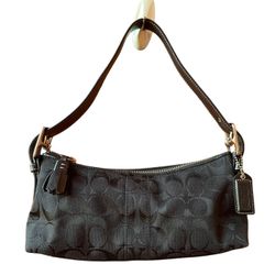 Coach Y2K Rare East West Plum Souflette Baguette Shoulder Bag. #6713