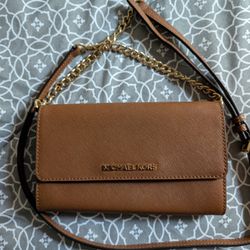 Small MK Crossover Purse Wallet Size