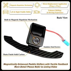 BRAND NEW BMW F20 F30 F32 F87 F80 F82 Carbon Fiber Replacement Magnetic Paddle Shifter