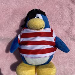 Disney Club Penguin Series Shipmate Pirate Plush No Coin No Tags - Main Image
