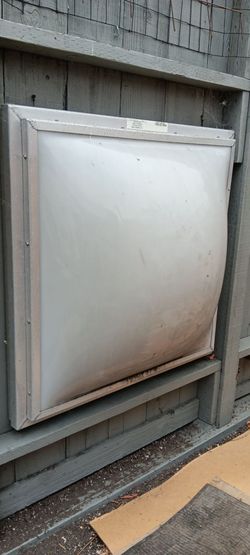Skylight Dome 35" x 35 aluminum enclosure