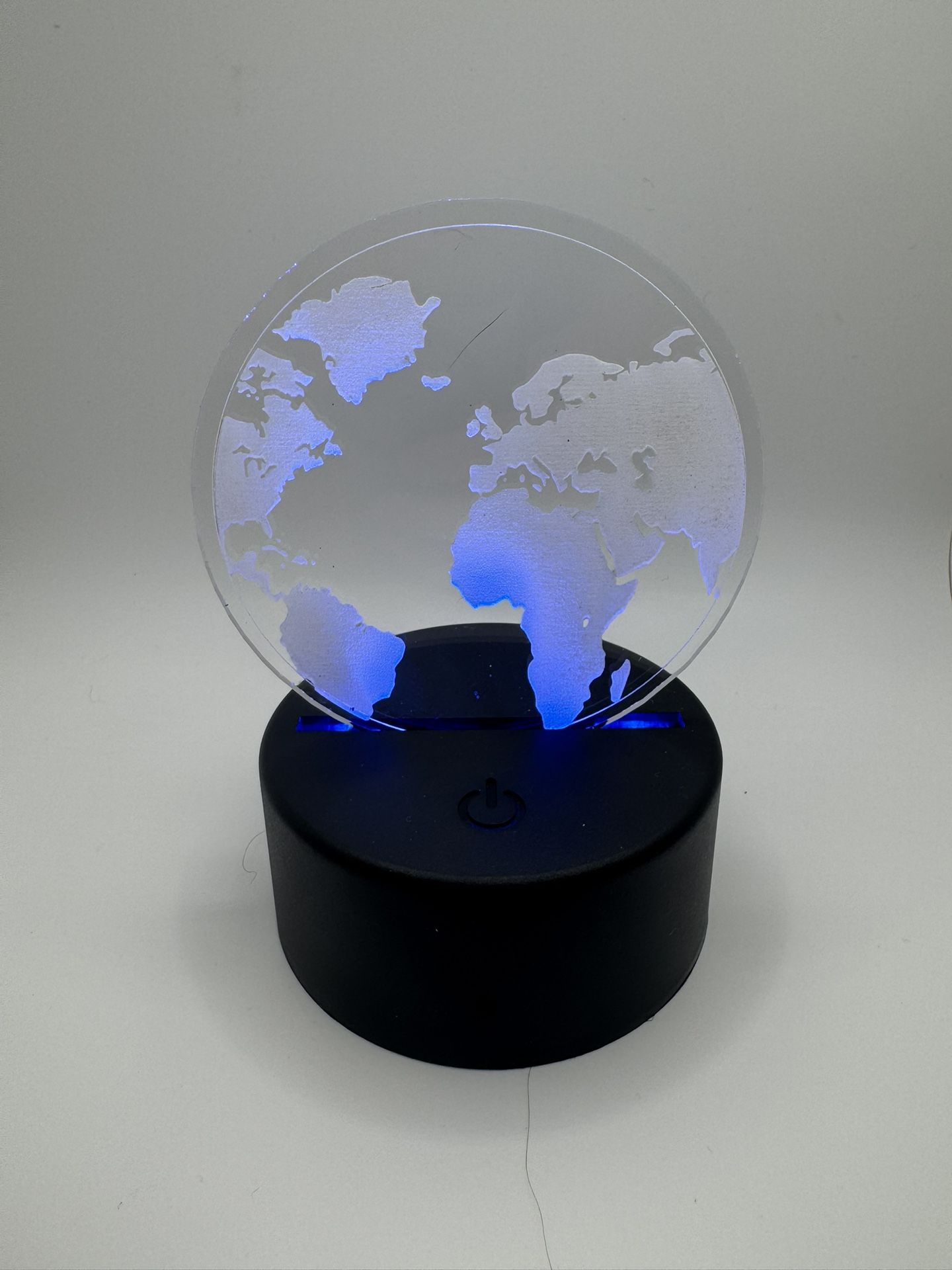 LED multi-colored Light Display - World Globe design