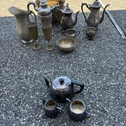 Brass Teapots 