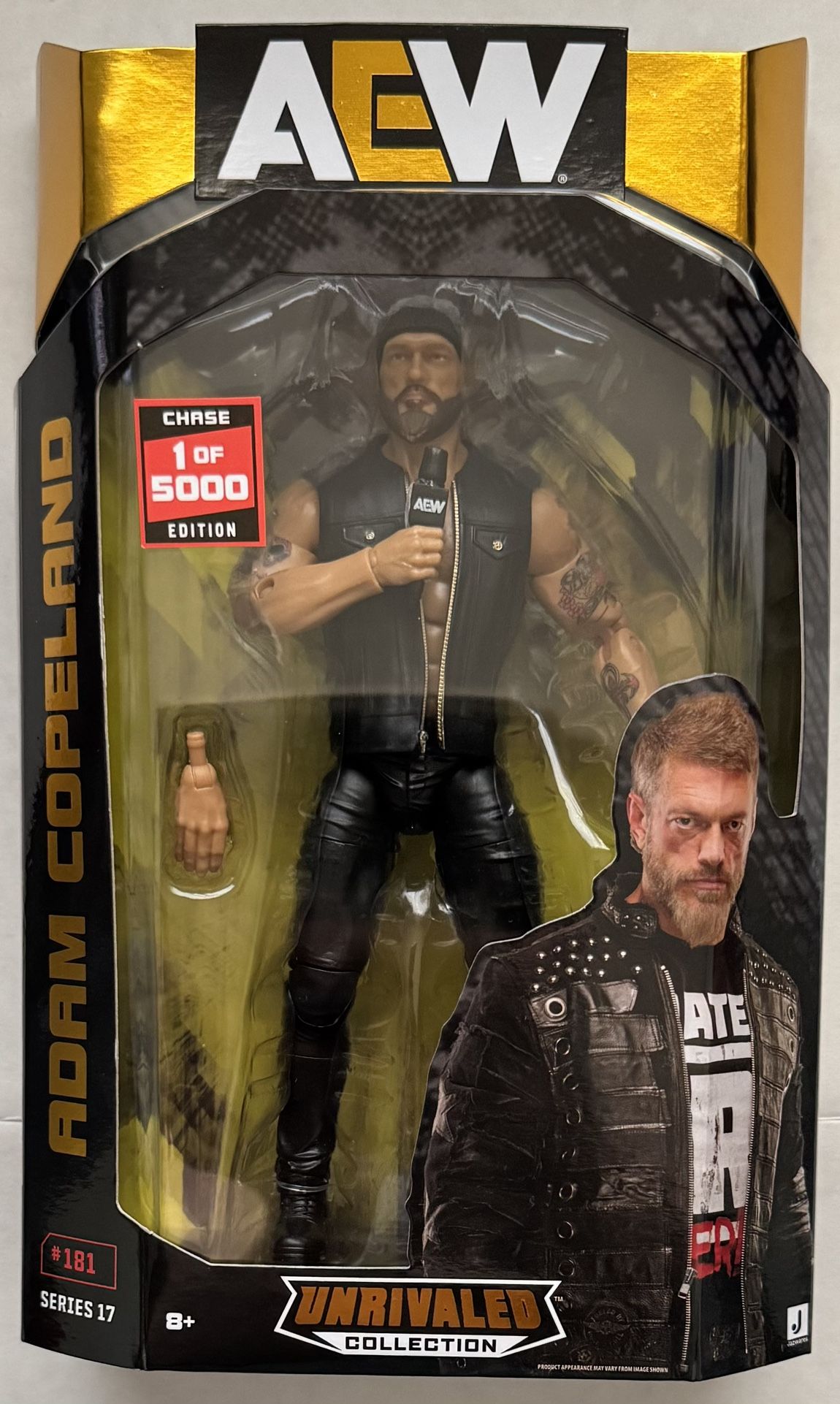 AEW Unrivaled Series 17 Adam Copeland #181 Action Figure Chase 1/5000