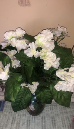 Artificial Flowers and Vase