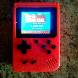 Red Handheld Game System 