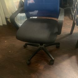 Office Chair Blue/black 