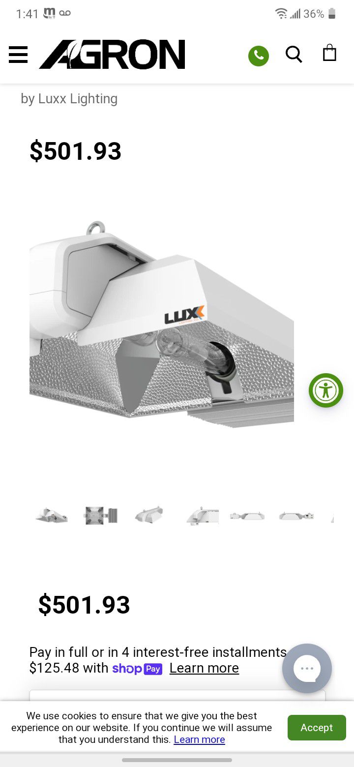 Luxx Lighting 630watt CMH Grow Light-Like New