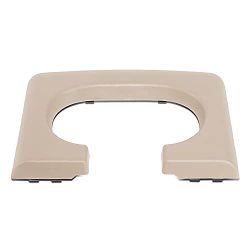 Center Console Cup Holder Trim Pad Armrest Lid Compatible with 2004-2014 F-150 W/ 40/20/40 Bench Seat,Tan