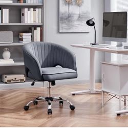 Home Office Chair Velvet Desk Chair, 
