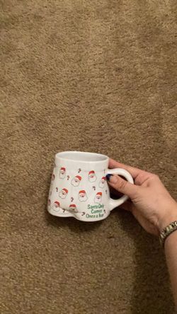 Santa Mug, Christmas, Used, Papel Freelance