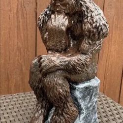 The Bigfoot thinker statue