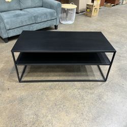 Glasgow Metal Coffee Table Black