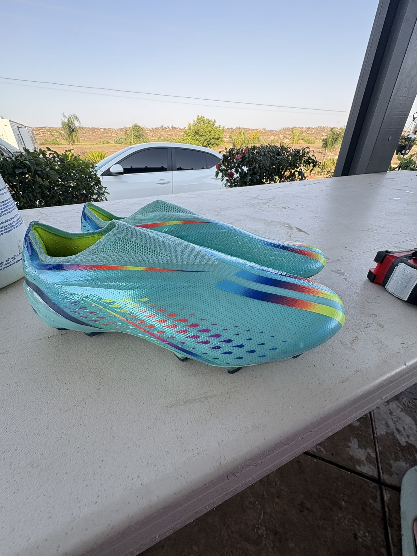 Adidas X Speed Portal .1 ‘ Al Rihla Pack- Clear Aqua