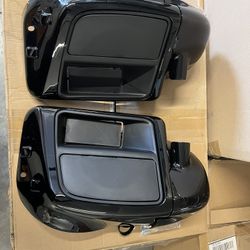 TCMT Air Cooled Lower Vented Fairings Glove Box Fit For Harley Touring '14-'24