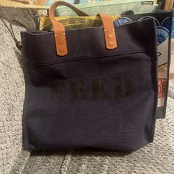 Help FEED The Children of the World Blue Tote 