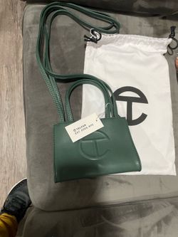 Telfar small green bag
