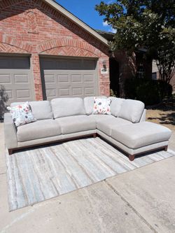 Grey Living Spaces Sectional Couch, DELIVERY AVAILABLE!!