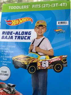 New Hot Wheels Baja Truck Halloween Costume for Toddler, Size 3-4T, by Inspirit Designs