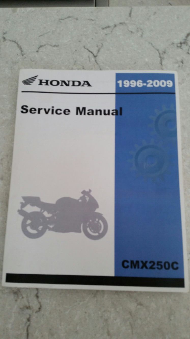 Honda cmx 250 service manual