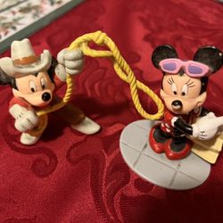 Mickey and Minnie Figurines