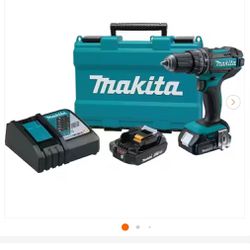 Barely Used Makita Drill With Battery & Charger & Box 