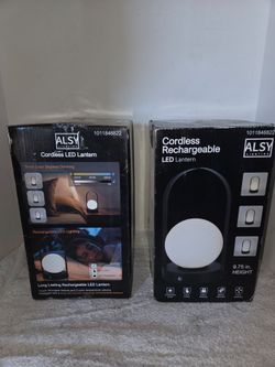 10" Cordless Rechargeable LED Lantern $12 ea. Brand new (Price Is Firm)