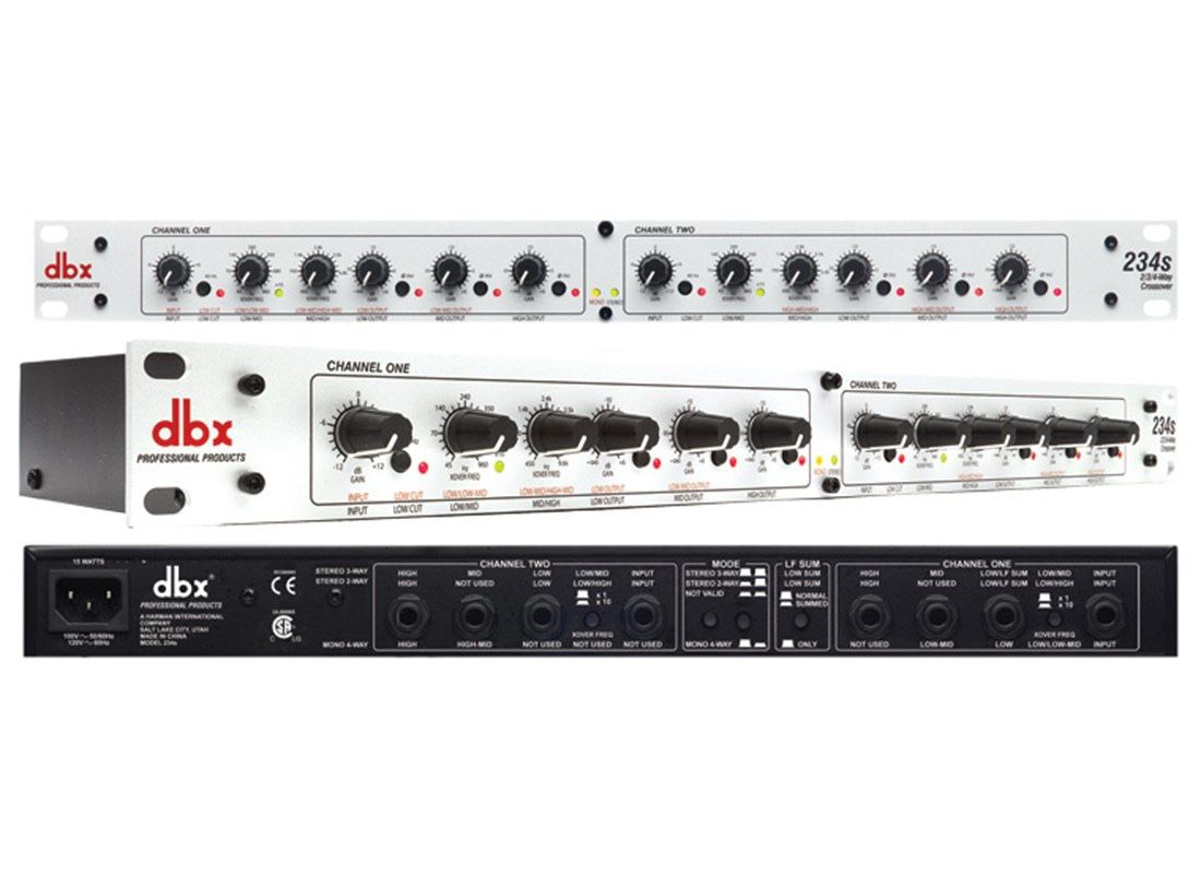 dbx 234xs 2 /3 way Stereo 4 way Mono Crossover