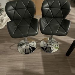 Dark Gray Bar Stools 