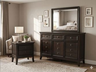 9+ drawer dresser nightstand and mirror