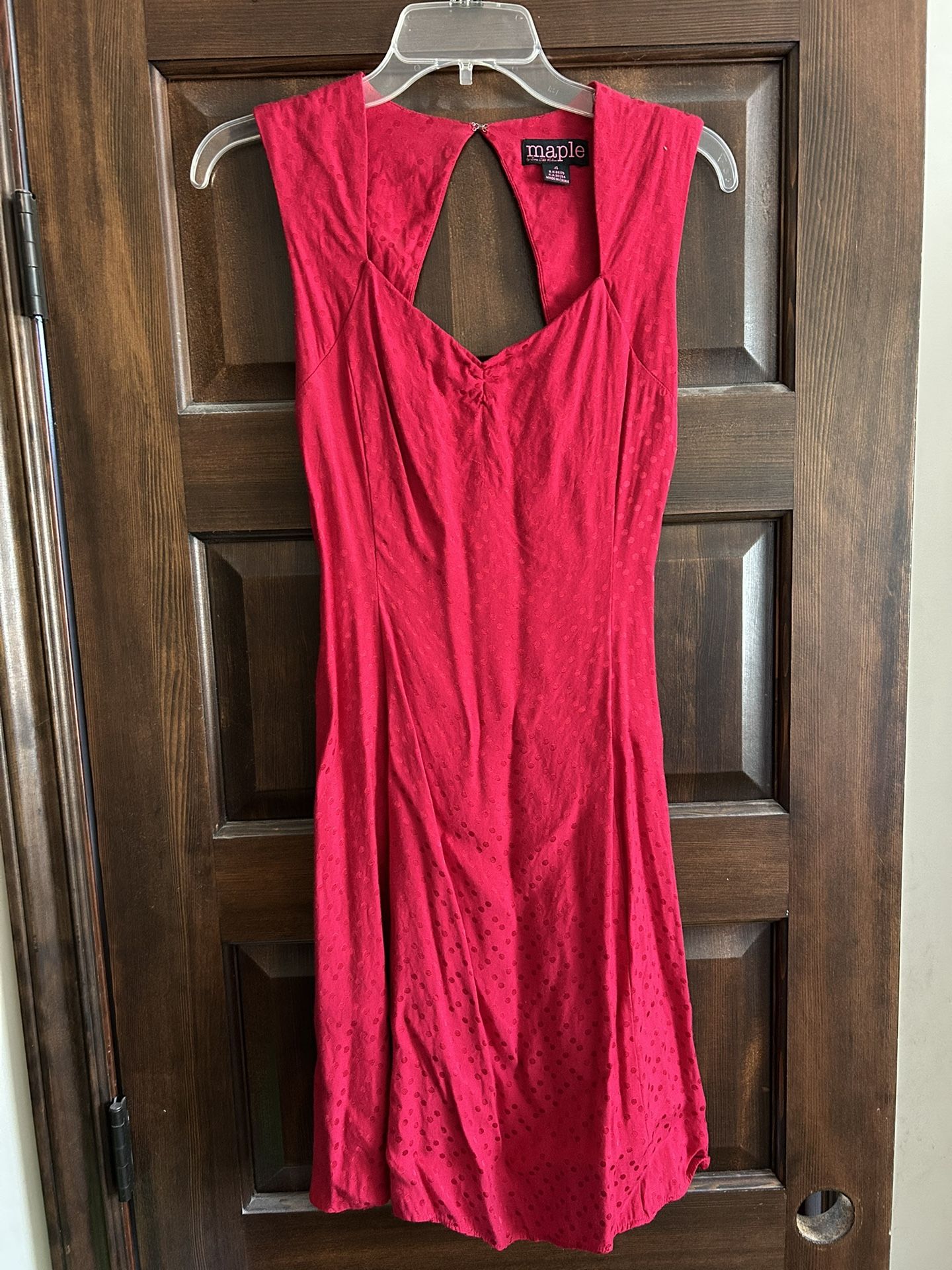 Cute Red Party Dress, Women’s Size 4
