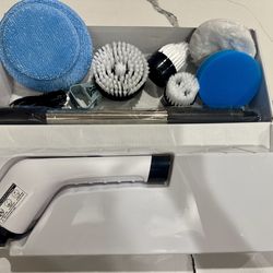 Electric Spin Scrubber – Cordless w/ 8 Heads, Adjustable Handle, Dual Speed (New)