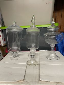 Glass party decorations mix