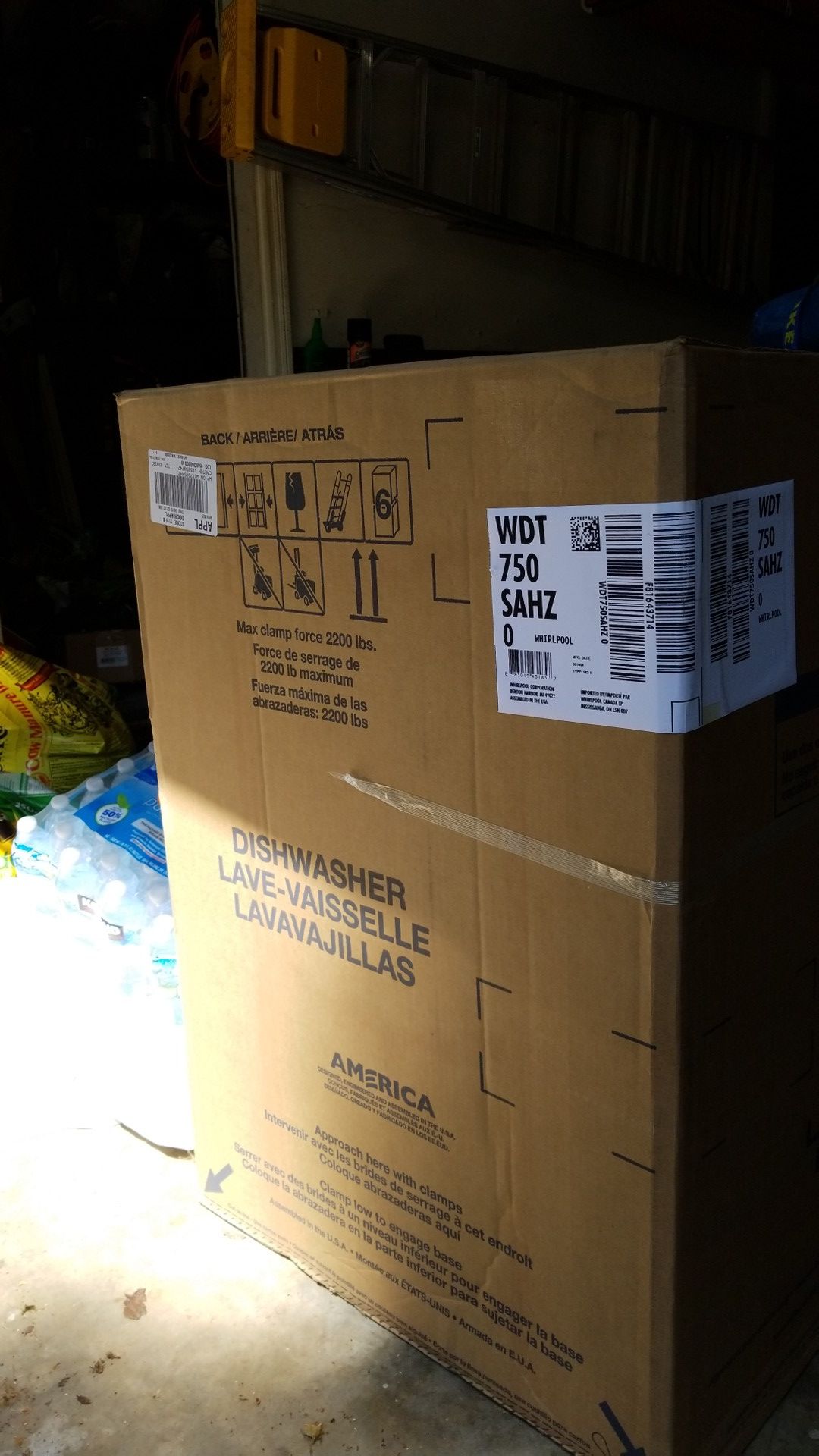 Whirlpool Dishwasher WDT 750 SAHZ STAINLESS STEEL interior and exterior