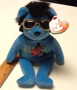 Elvis Presley Blue Bear