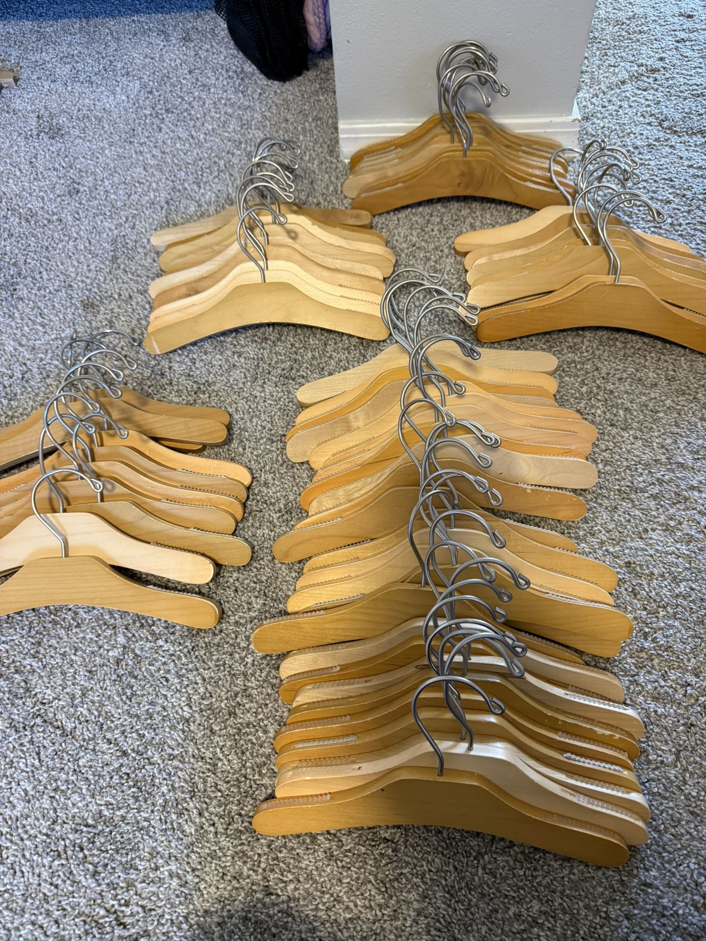 66 Wooden Baby Size Hangers Beverlyhangers & Marinetti