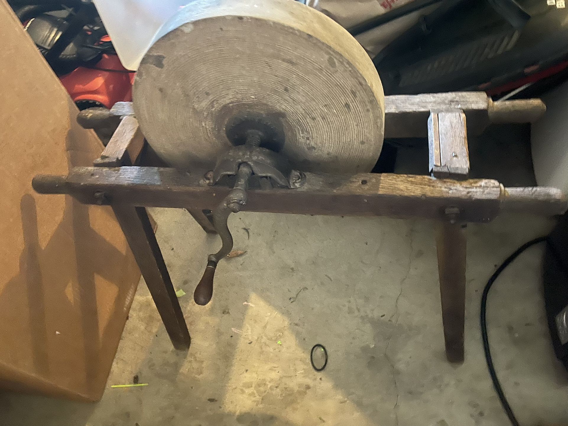 Primitive Knife Sharpening Wheel