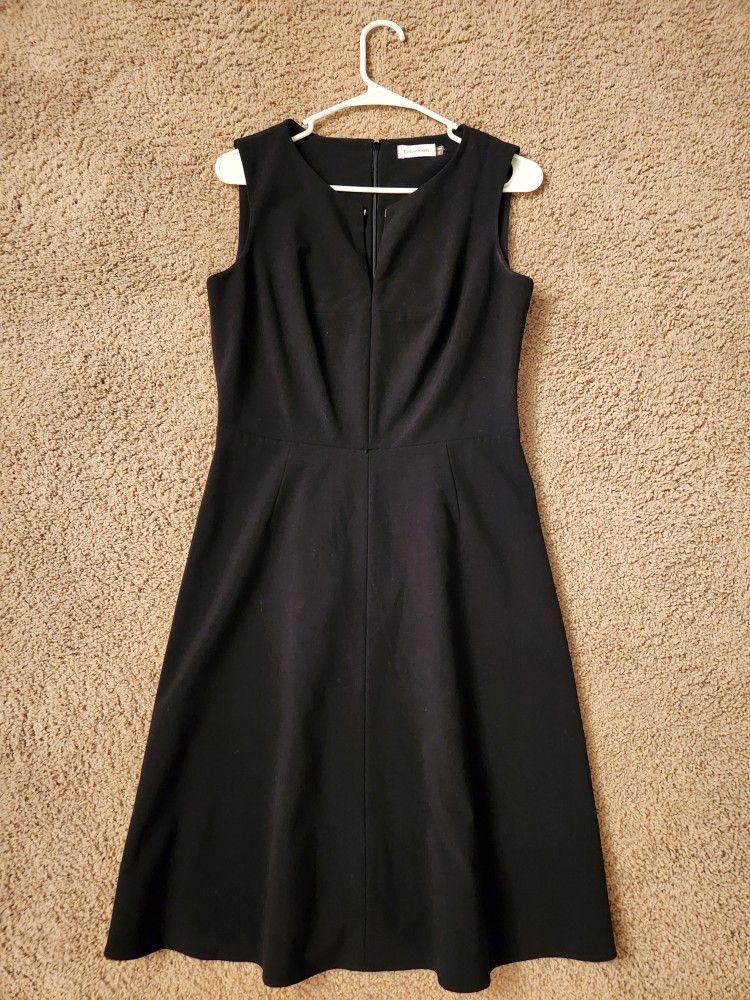 CALVIN KLEIN BLACK DRESS, SIZE 8