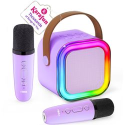 Brand New Mini Karaoke Machine For Kids, 2026 TOP Toys Birthday Gifts Ideas For Girls Ages 4, 5, 6, 7, 8, 9, 10, 12+ Years Old, Portable MP3 Player Wi